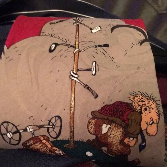 Vintage Gary Patterson Hot Cakes Men's Tie - Picture 1 of 7